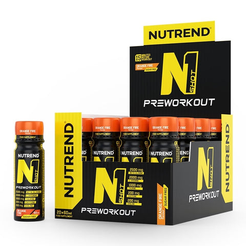 N1 Shot - Orange Fire - 20 x 60 ml.