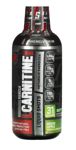 L-Carnitine 3000 - Green Apple - 473 ml.