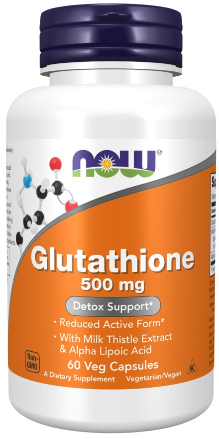 Glutathione with Milk Thistle Extract & Alpha Lipoic Acid - 500mg - 60 vcaps