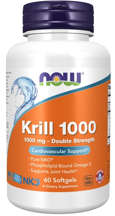 Krill Oil - 1000mg Double Strength - 60 softgels