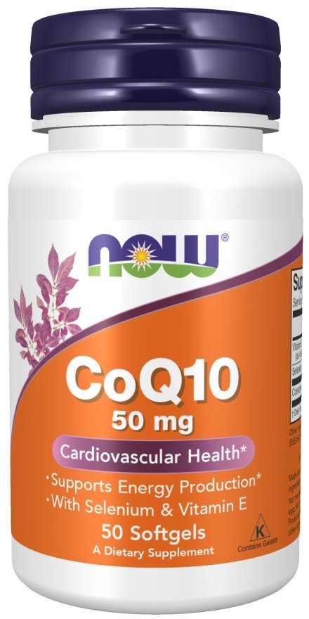 NOW Foods CoQ10 with Selenium & Vitamin E