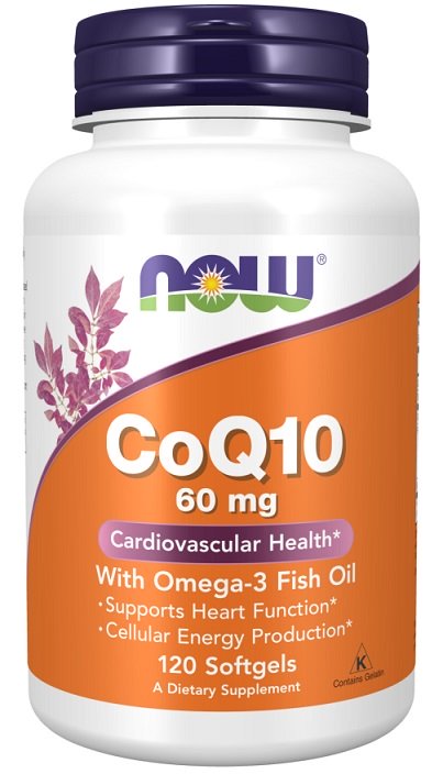CoQ10 with Omega-3 - 60mg - 120 softgels
