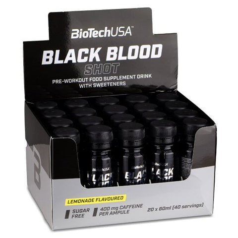 Black Blood Shot - Lemonade - 20 x 60 ml.