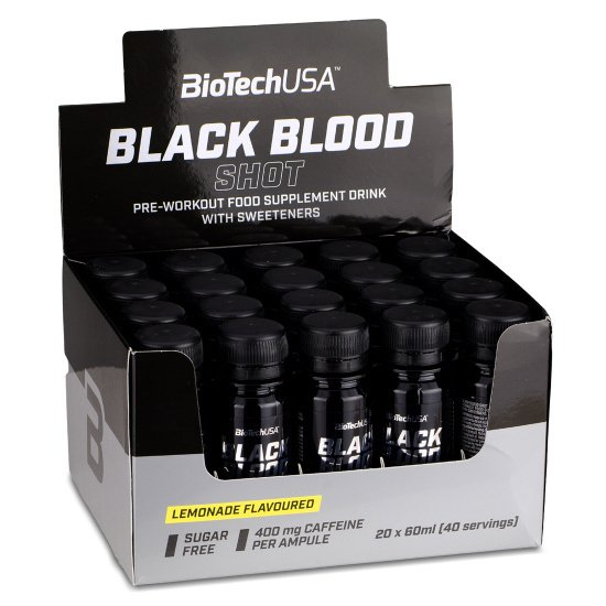 Black Blood Shot - Lemonade - 20 x 60 ml.