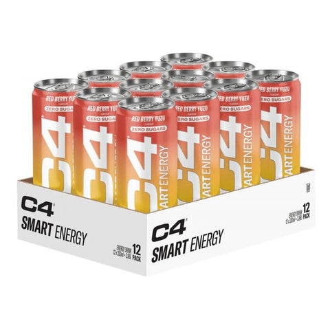 C4 Smart Energy - Red Berry Yuzu - 12 x 330 ml.