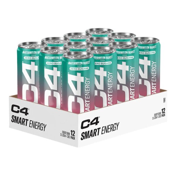 C4 Smart Energy - Watermelon Burst - 12 x 330 ml.