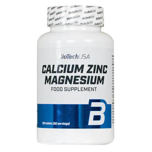 Calcium Zinc Magnesium for Active - 100 tablets 