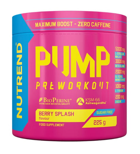 Pump Pre-Workout - Berry Splash - 225g