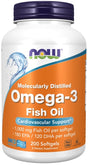 Omega-3 Fish Oil, Molecularly Distilled - 200 softgels