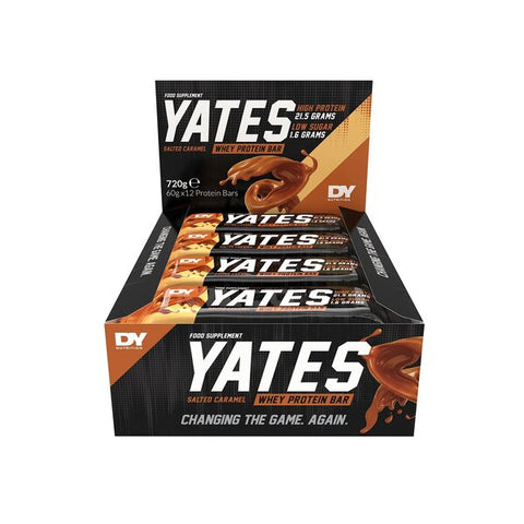 Yates Protein Bar - Salted Caramel - 12 x 60g