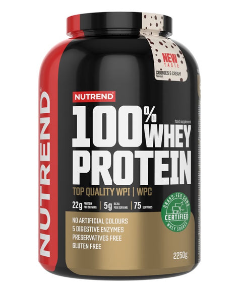 100% Whey Protein - Cookies & Cream - 2250g
