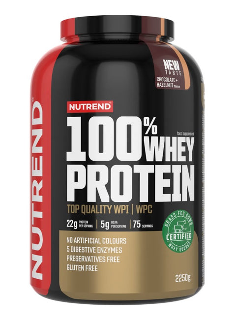 100% Whey Protein - Chocolate & Hazelnut - 2250g