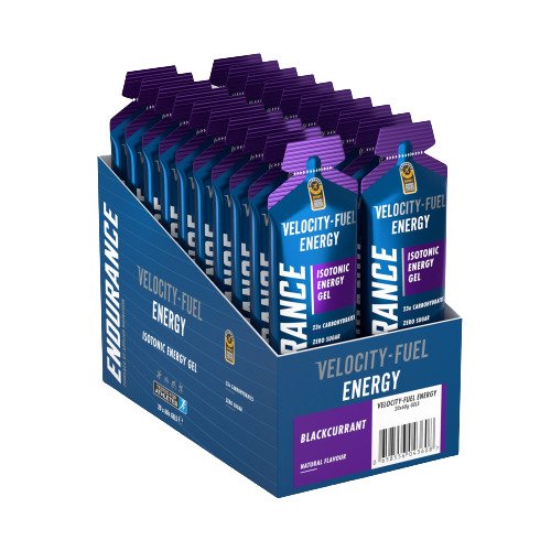 Endurance Energy Isotonic Energy Gel - Blackcurrant - 20 x 60g
