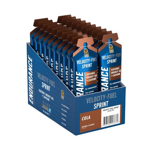 Endurance Sprint Isotonic Energy Gel + Caffeine - Cola - 20 x 60g