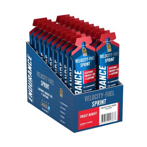 Endurance Sprint Isotonic Energy Gel + Caffeine - Fruit Burst - 20 x 60g