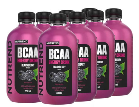 BCAA Energy Drink - Blackberry - 8 x 330 ml.