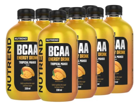 BCAA Energy Drink - Tropical Mango - 8 x 330 ml.