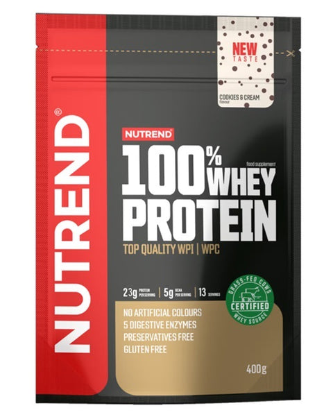 100% Whey Protein - Cookies & Cream - 400g