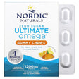 Ultimate Omega Gummy Chews, 1200mg Tropical Fruit - 54 gummies