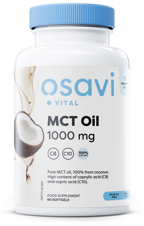 MCT Oil - 1000mg - 60 softgels