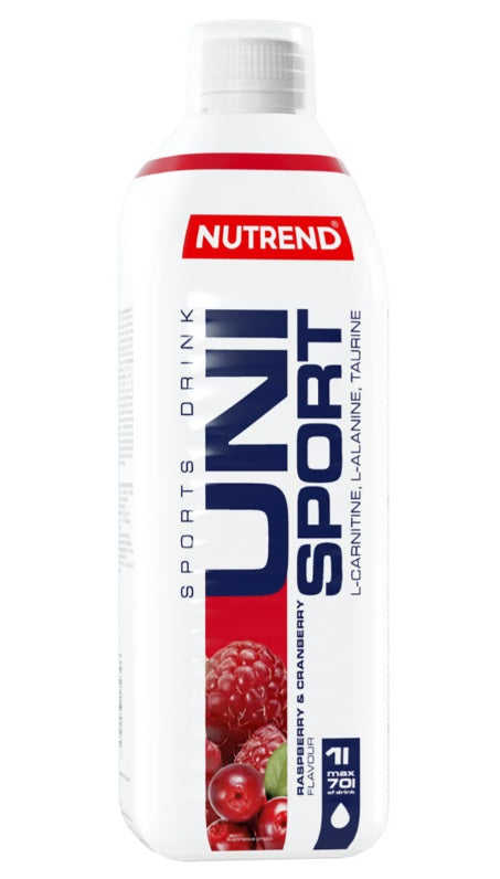 Unisport - Raspberry & Cranberry - 1000 ml.