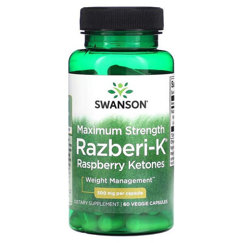 Razberi-K - 500mg Maximum Strength - 60 vcaps