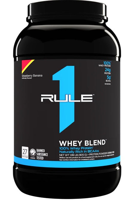 R1 Whey Blend - Strawberry Banana - 905g