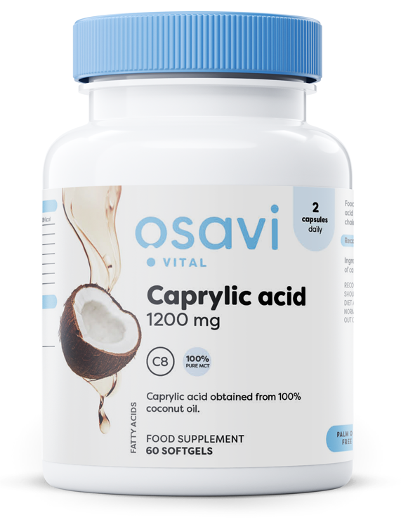 Caprylic Acid - 1200mg - 60 softgels