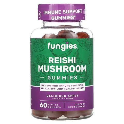 Reishi Mushroom Gummies - Delicious Apple - 60 gummies