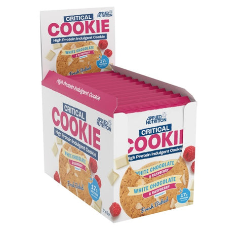 Critical Cookie - White Chocolate & Raspberry - 12 x 73g