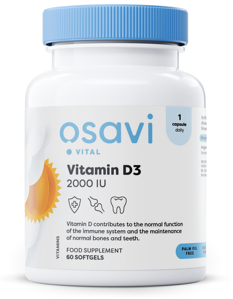 Vitamin D3 - 2000IU - 60 softgels