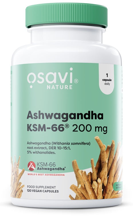 Ashwagandha KSM-66 - 200mg - 120 vegan caps