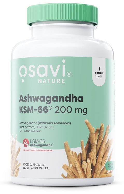 Ashwagandha KSM-66 - 200mg - 180 vegan caps