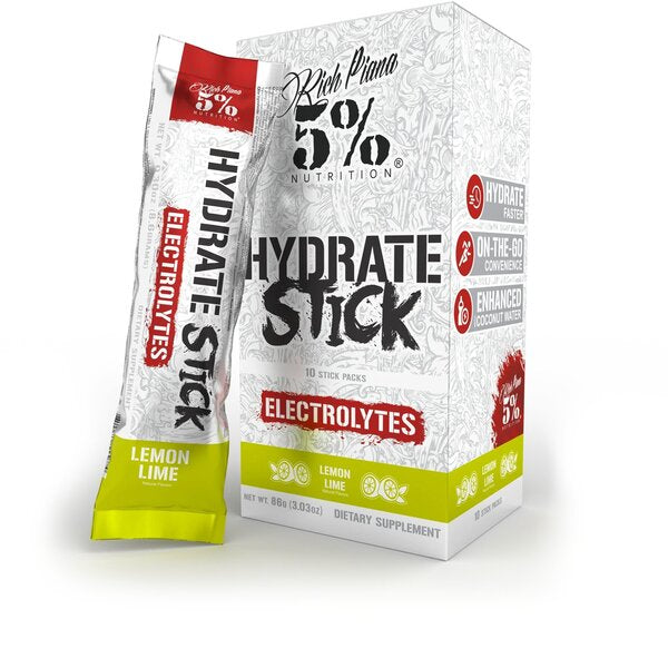 Hydrate - Legendary Series Stick Packs - Lemon Lime - 10 x 9g