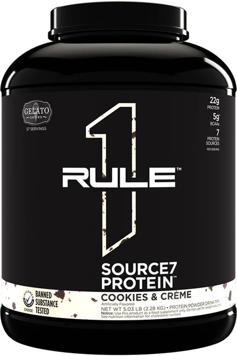 Source7 Protein - Cookies & Creme Gelato - 2280g