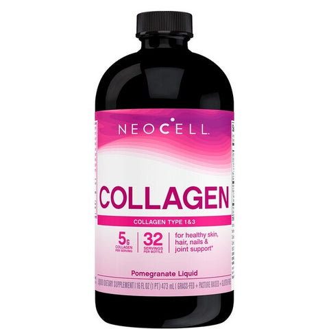 Collagen Type 1 & 3 Liquid - Pomegranate - 473 ml.