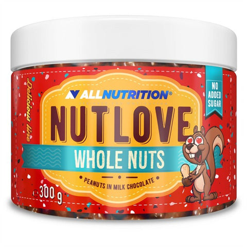 Nutlove Whole Nuts - Peanuts in Milk Chocolate - 300g