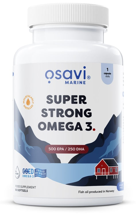 Super Strong Omega 3 - 500 EPA / 250 DHA - 90 softgels