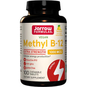 Methyl B-12, 1000mcg (Lemon) - 100 vegan chewable tabs