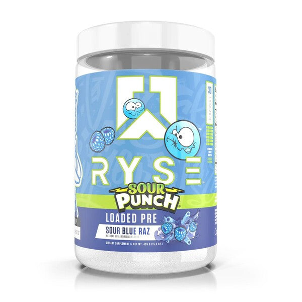 Loaded Pre, Sour Punch Blue Raz (EAN 850041914787) - 435g