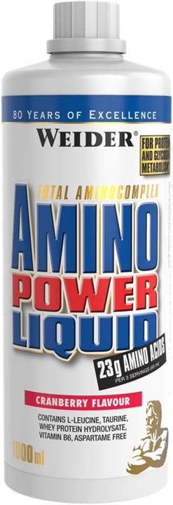 Amino Power Liquid - Cranberry - 1000 ml.