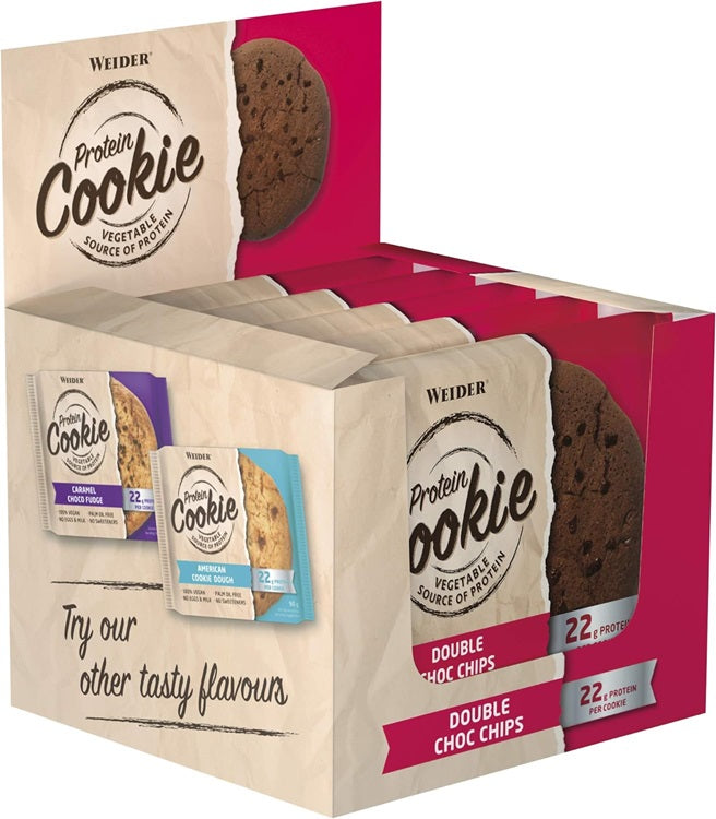Protein Cookie - Double Choc Chips - 12 x 90g