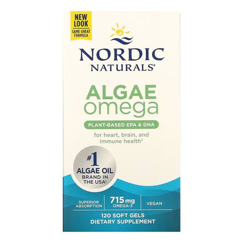 Algae Omega - 715mg Omega 3 - 120 softgels