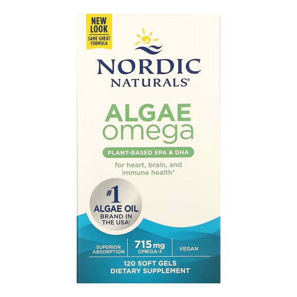 Algae Omega - 715mg Omega 3 - 120 softgels