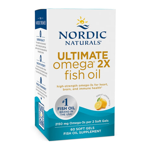 Ultimate Omega 2X - 2150mg Lemon - 60 softgels