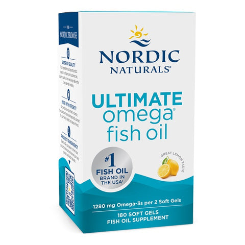 Ultimate Omega - 1280mg Lemon  - 180 softgels