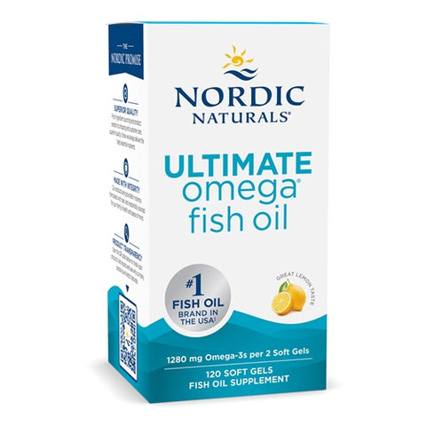 Ultimate Omega - 1280mg Lemon  - 120 softgels