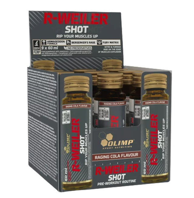 R-Weiler Shot, Raging Cola (EAN 5901330089268) - 9 x 60 ml.