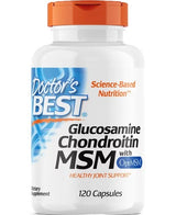 أفضل الجلوكوزامين كوندرويتين MSM مع OptiMSM من Doctor's Best