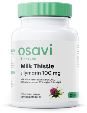 Milk Thistle, Silymarin 100mg - 60 vegan caps 